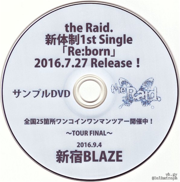 the Raid. - Shintaisei 1st Single 「Re:born」 2016.7.27 Release! SAMPLE DVD