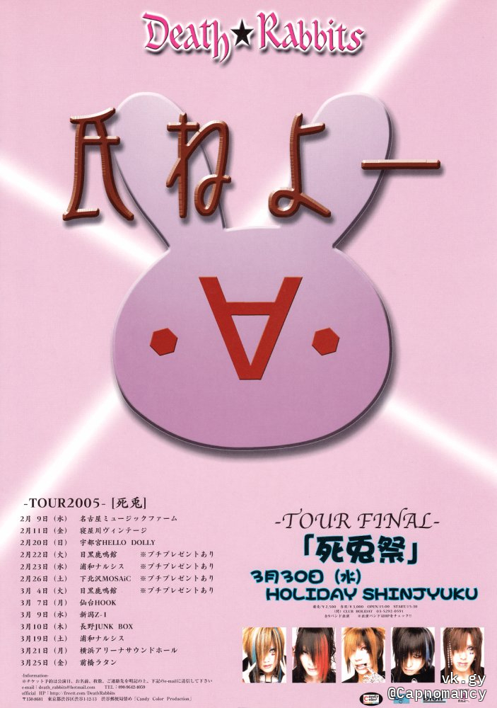 Death★Rabbits flyer | vkgy (ブイケージ)