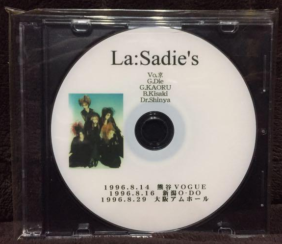 La:Sadie's - 1996.8.14 Kumagaya VOGUE / 1996.8.16 Niigata O-DO / 1996.8.29 Osaka amHALL