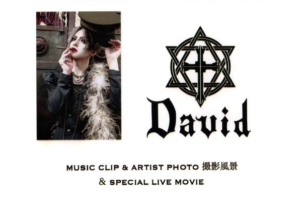DAVID - MUSIC CLIP & ARTIST PHOTO Satsuei fūkei & SPECIAL LIVE MOVIE