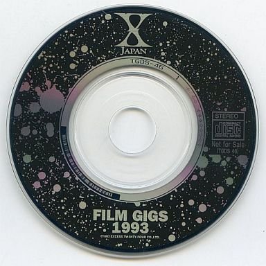 X JAPAN - FILM GIGS 1993