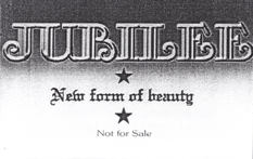 JUBILEE - New form of beauty
