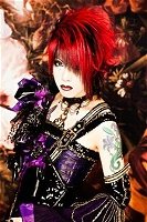LIN (凛 -THE END OF CORRUPTION WORLD-) B. KISAKI solo photo for Flowers Bloom TYPE B