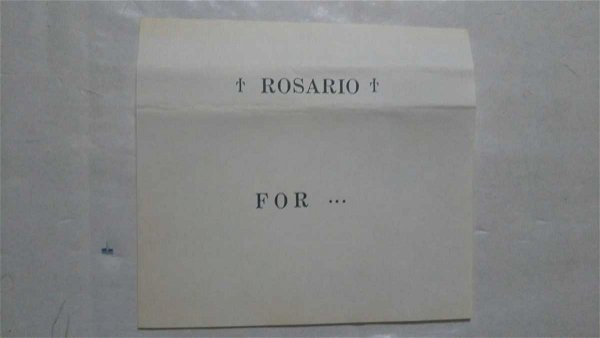 ROSARIO - FOR・・・