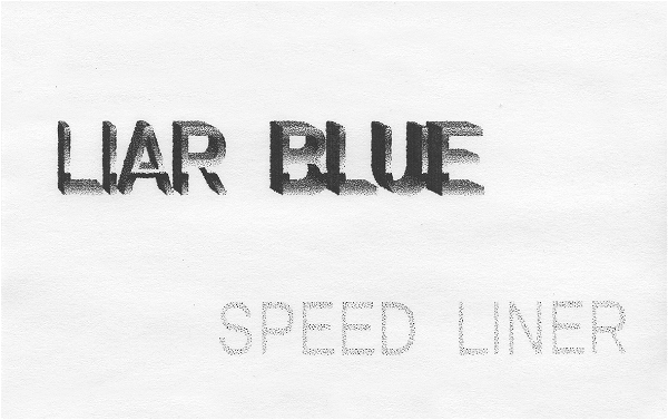 FUNNY HEEL - Liar Blue / SPEED-LINER