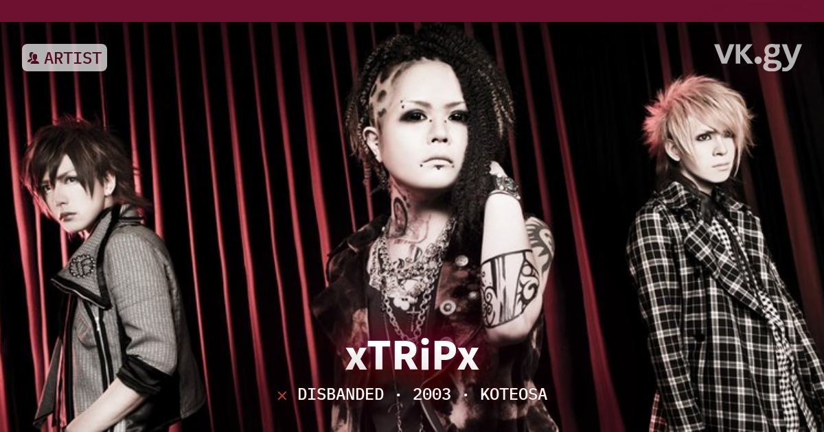 xTRiPx profile | xTRiPxプロフィール | vkgy (ブイケージ)
