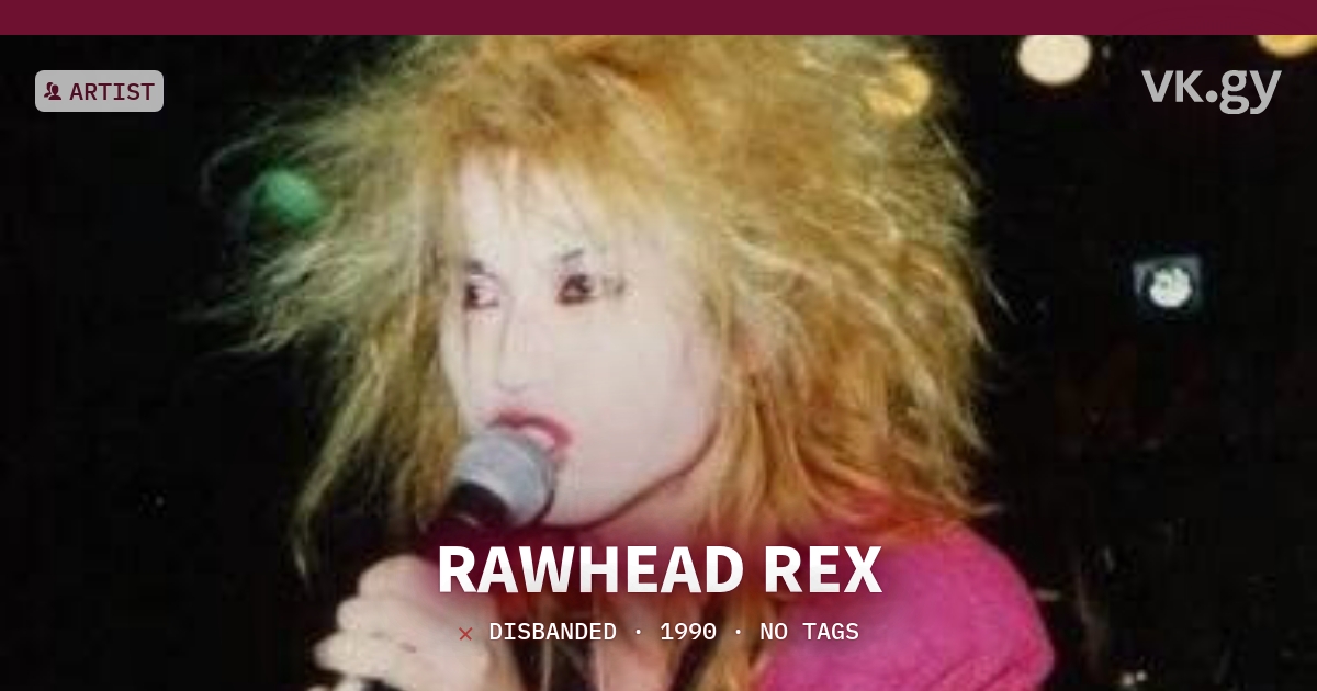 Rawhead Rex Rips Dress RAWHEAD REX profile | RAWHEAD REXプロフィール | vkgy (ブイケージ)